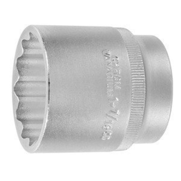 Holex 1/2 inch Drive Socket, 12 pt, 1-7/16 inch 642122 1.7/16